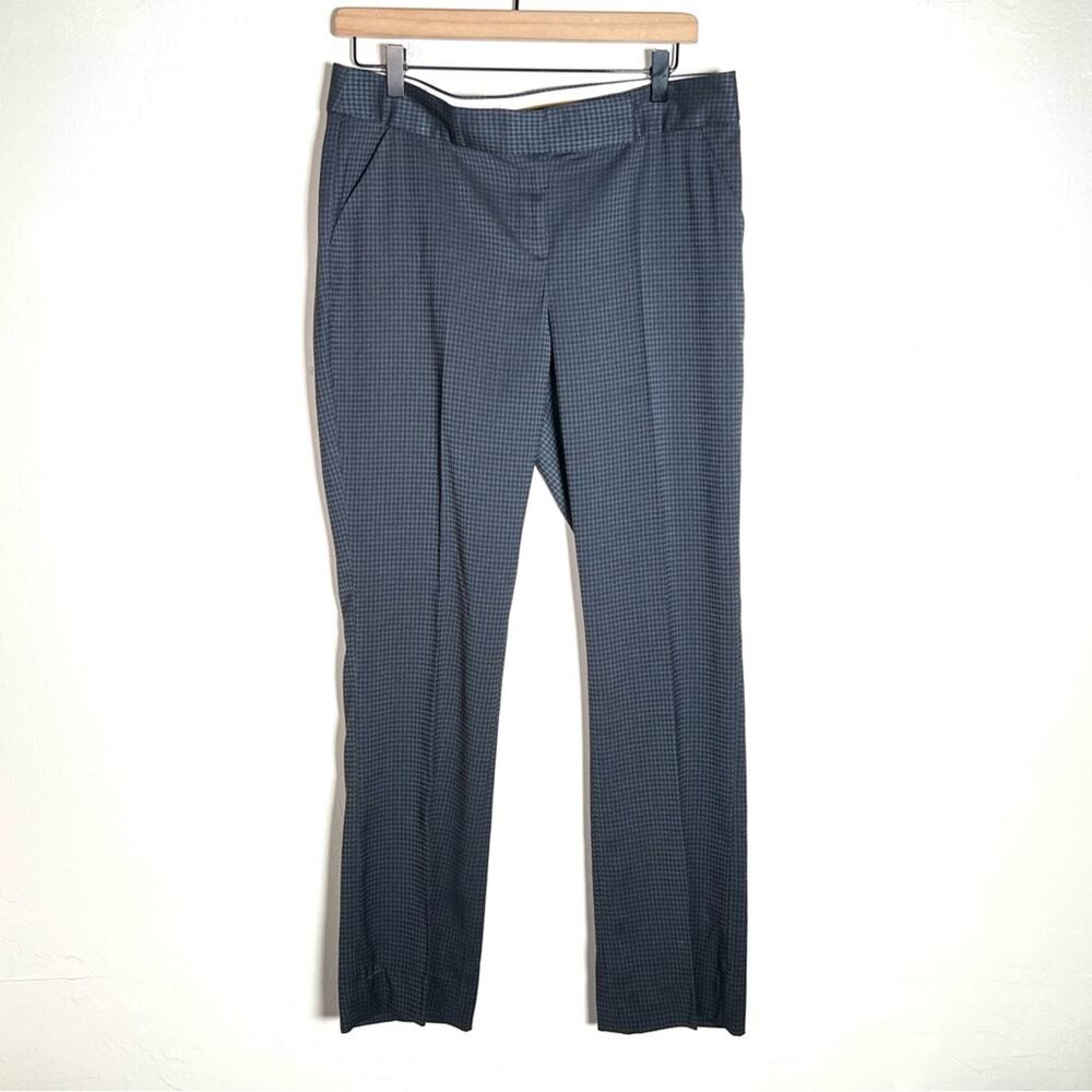 Laundry gray and black houndstooth straight leg dress pants size 8 B126